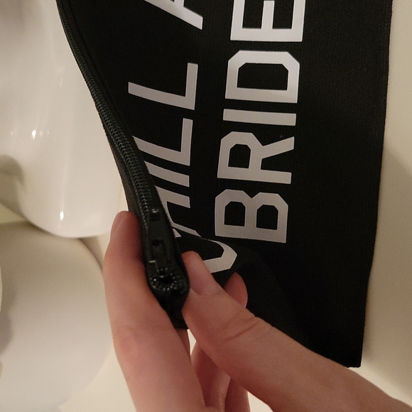 Chill AF Bride, makeup bag / change purse. Never used. - Picture 2 of 2